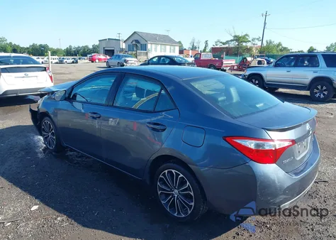 2014 Toyota Corolla из США, поврежденный, VIN 2TBURHE1EC163822